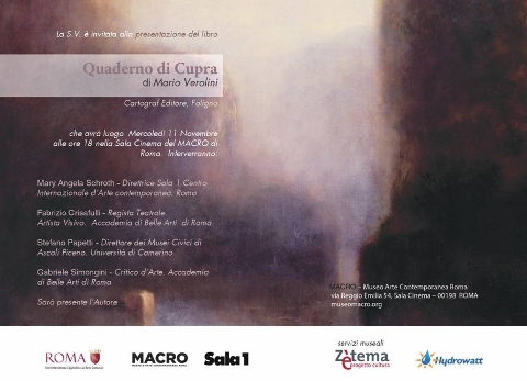 Mario Verolini - Quaderno di Cupra